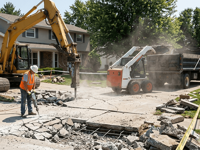 Concrete & Dirt Removal in the Bay Area