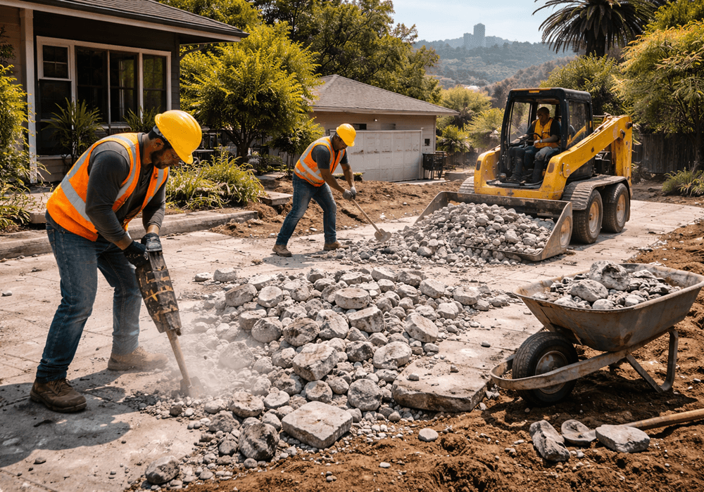 Concrete & Dirt Removal in the Bay Area