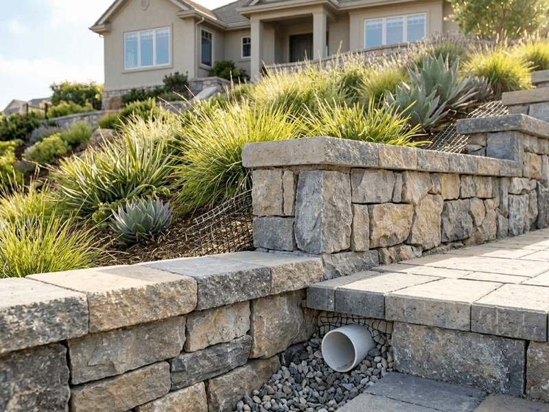 Retaining Wall Installation in the Bay Area