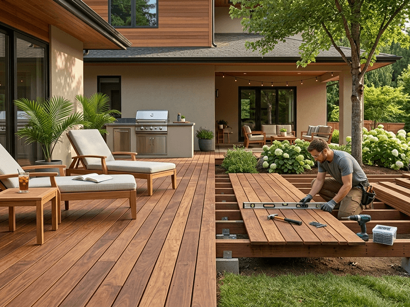 Wood Deck Installation in the Bay Area