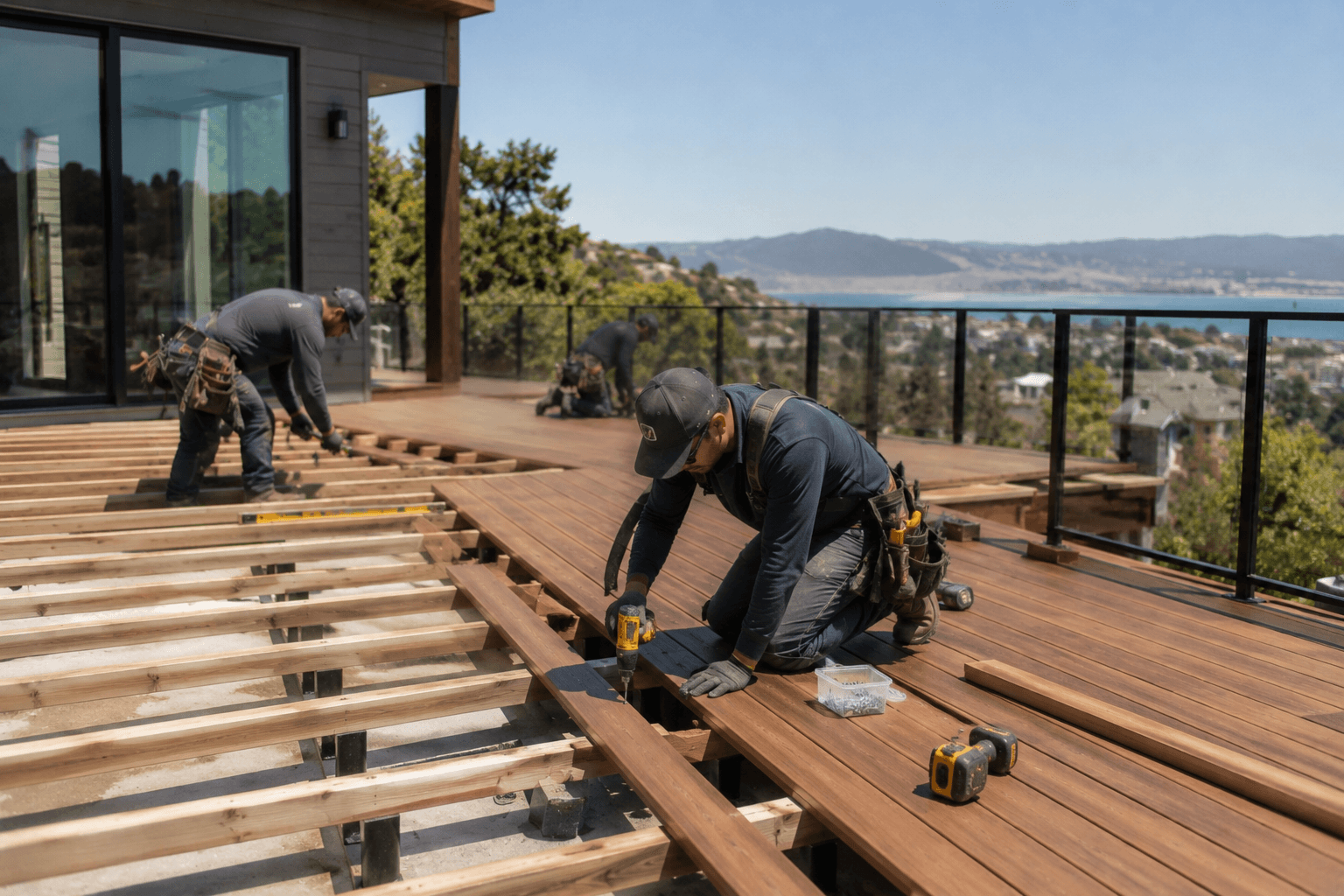 Wood Deck Installation in the Bay Area